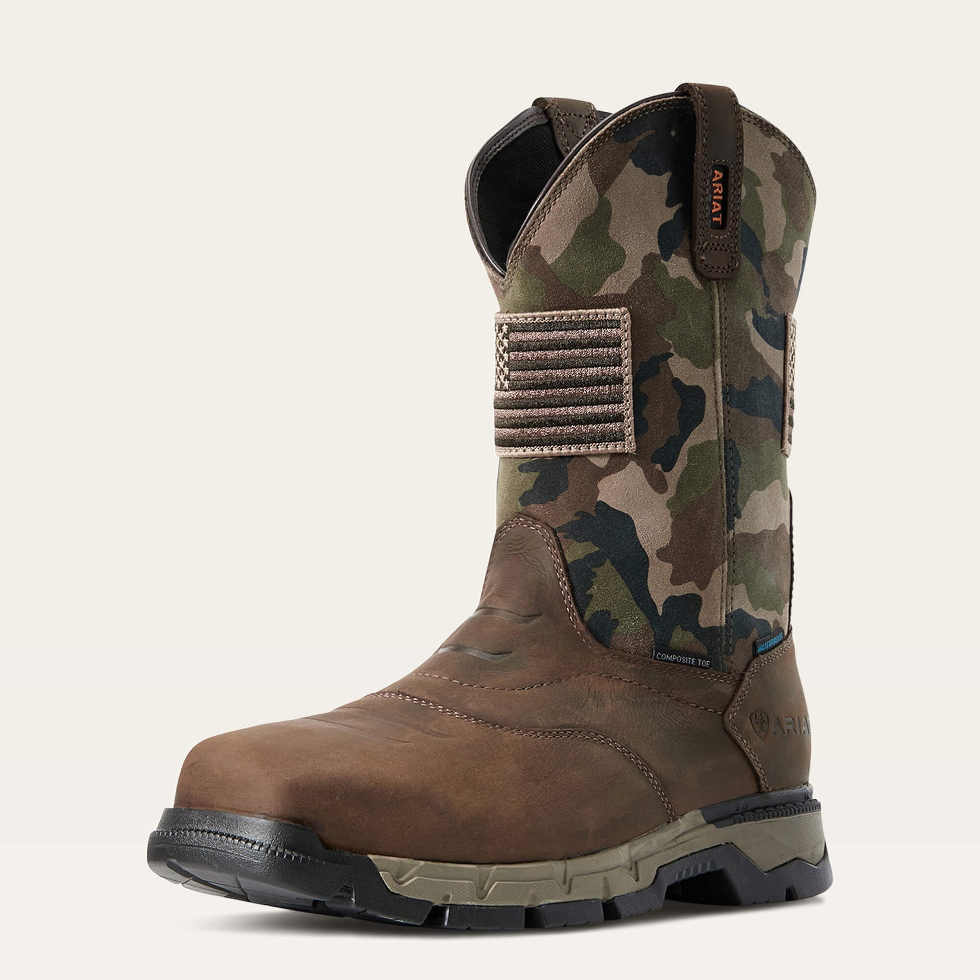 Rebar Flex Patriot Waterproof Composite Toe Work Boot Ariat Men|Work