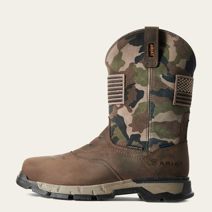 Rebar Flex Patriot Waterproof Composite Toe Work Boot Ariat Men|Work