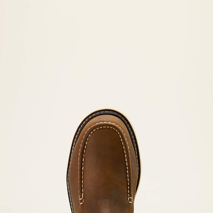 Rebar Lift Pull On Moc Toe Composite Toe Work Boot Ariat Men|Work