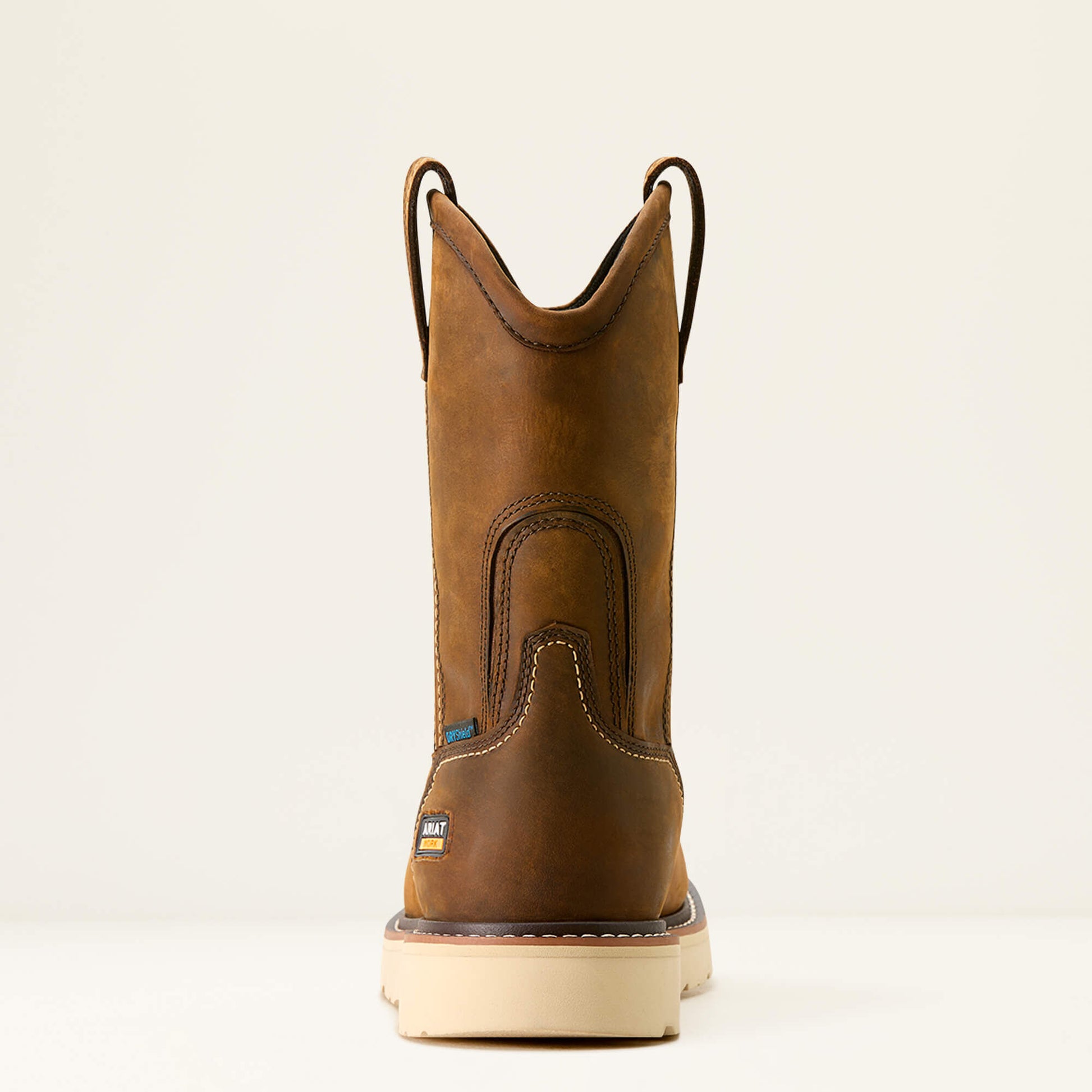 Rebar Wedge Pull-On Waterproof Work Boot Ariat Men|Work