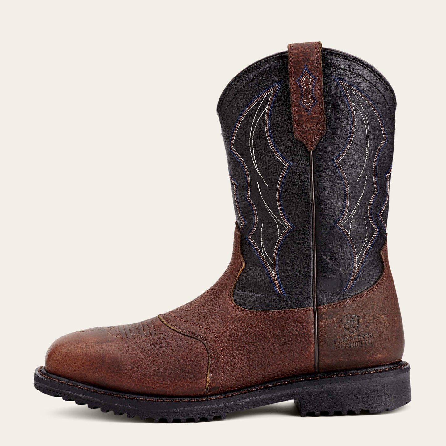 RigTek Wide Square Toe Waterproof Composite Toe Work Boot Ariat Men|Work