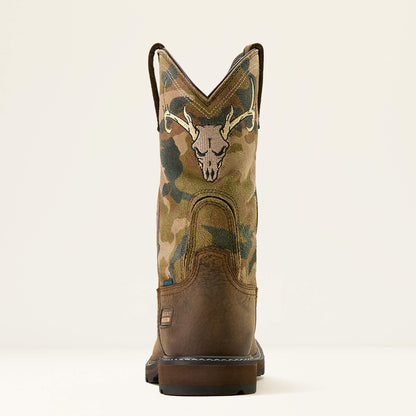 Groundbreaker Antler Waterproof Wide Square Toe Work Boot Ariat Men|Work
