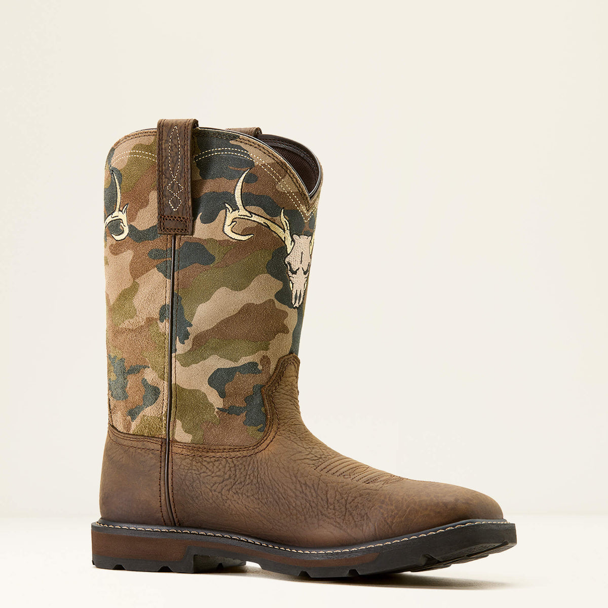 Groundbreaker Antler Waterproof Wide Square Toe Work Boot Ariat Men|Work