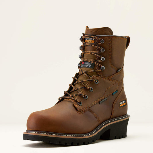Logger Shock Shield Waterproof Insulated Composite Toe Work Boot Ariat Men|Work
