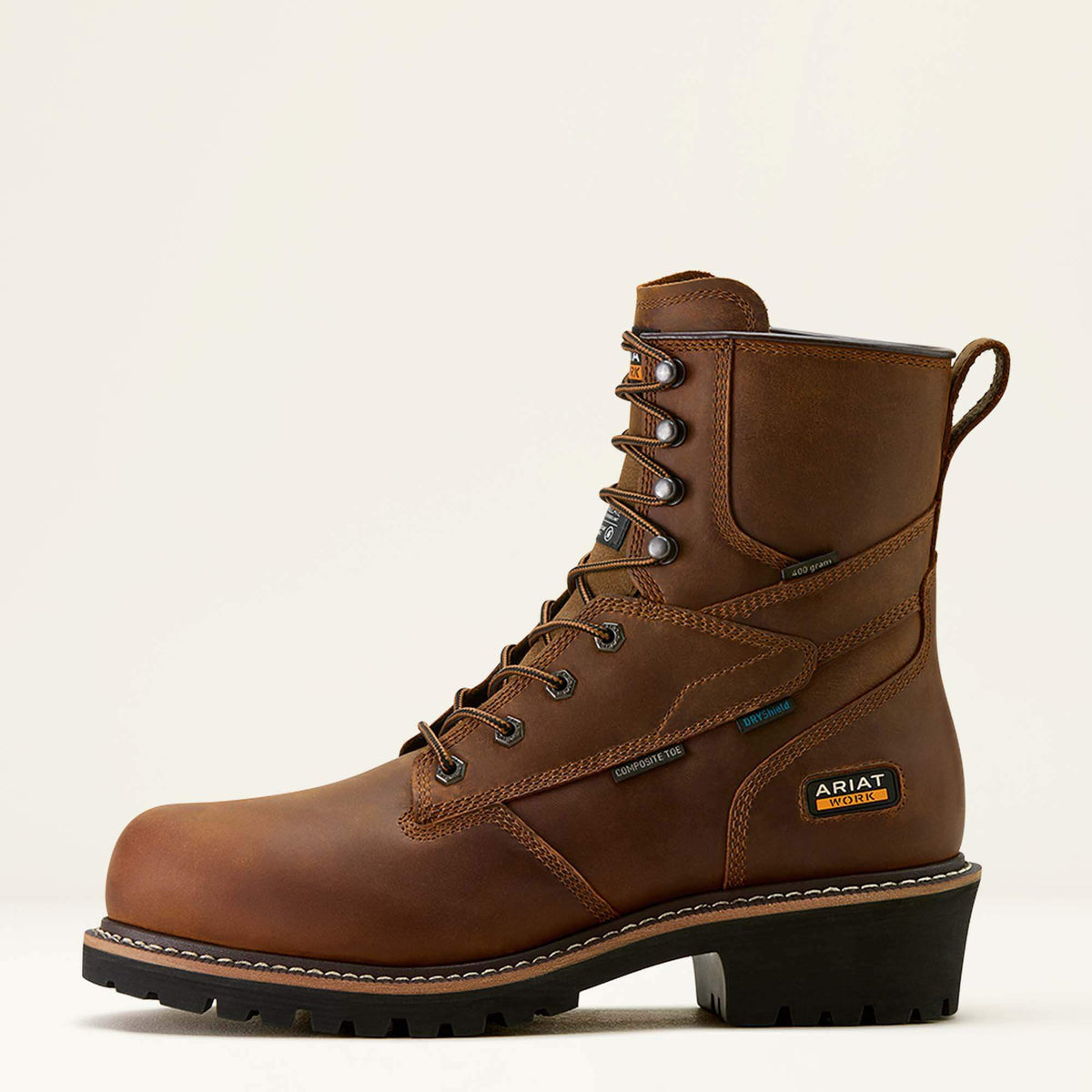 Logger Shock Shield Waterproof Insulated Composite Toe Work Boot Ariat Men|Work