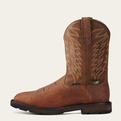 Groundbreaker Wide Square Toe MetGuard MetGuard Steel Toe Work Boot Ariat Men|Work