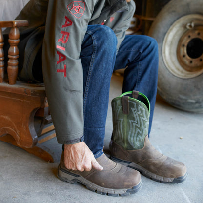 Rebar Flex Western Waterproof Composite Toe Work Boot Ariat Men|Work