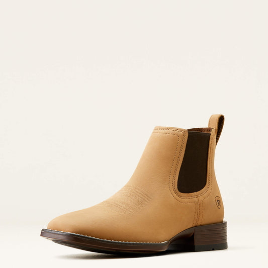 Booker Chelsea Wide Square Toe Western Boot Ariat Men