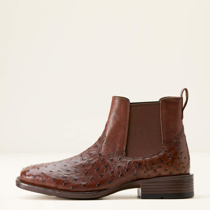 Booker Chelsea Wide Square Toe Western Boot Ariat Men