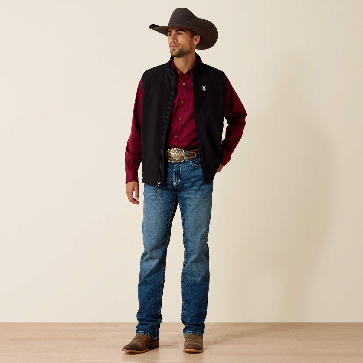 M4 Relaxed Hugo Boot Cut Jean Ariat Men
