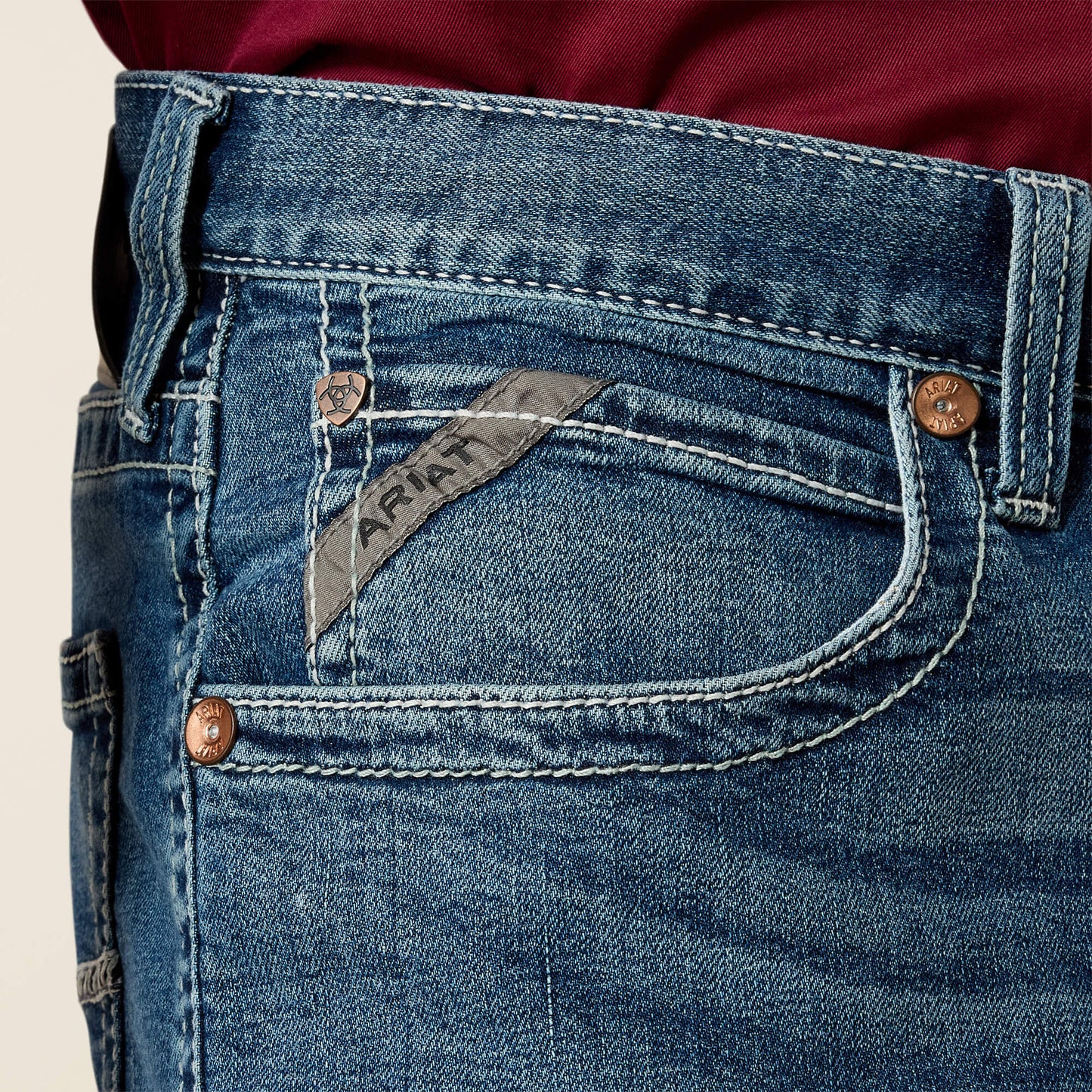 M4 Relaxed Hugo Boot Cut Jean Ariat Men