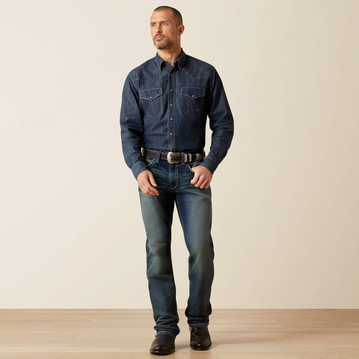 M5 Slim Stretch Adkins Stackable Straight Leg Jean Ariat Men