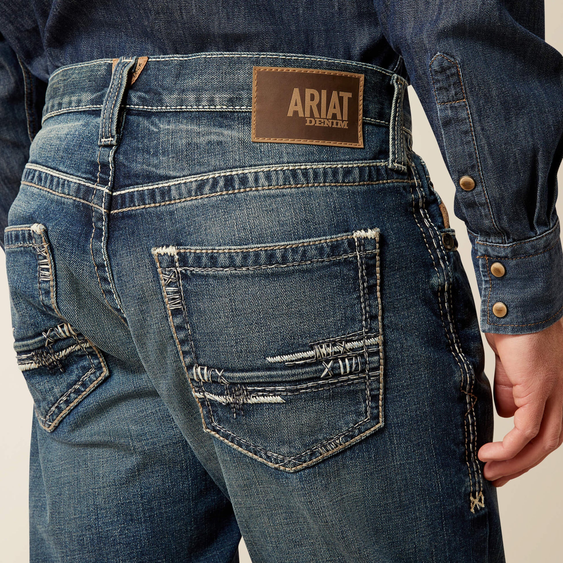 M5 Slim Stretch Adkins Stackable Straight Leg Jean Ariat Men