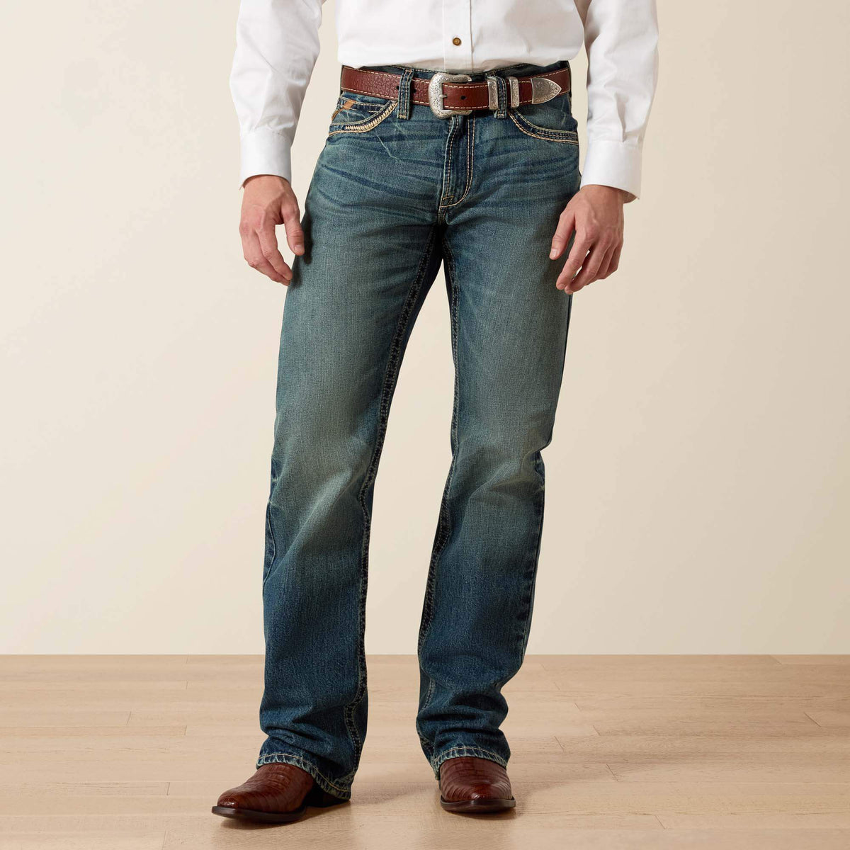 M5 Slim Ridgeline Stackable Straight Leg Jean Ariat Men