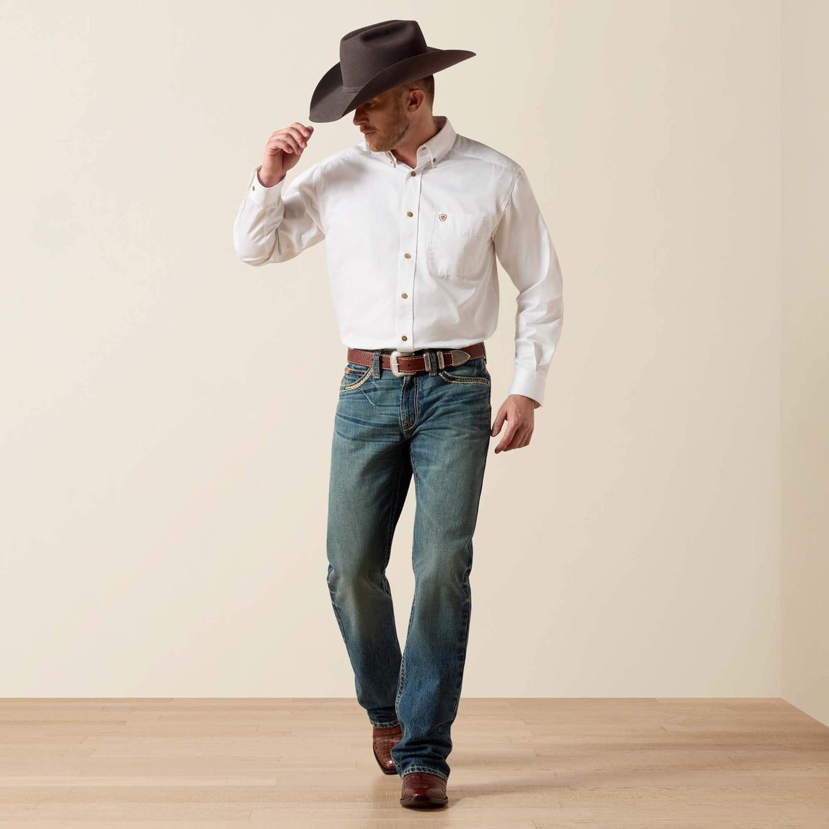 M5 Slim Ridgeline Stackable Straight Leg Jean Ariat Men