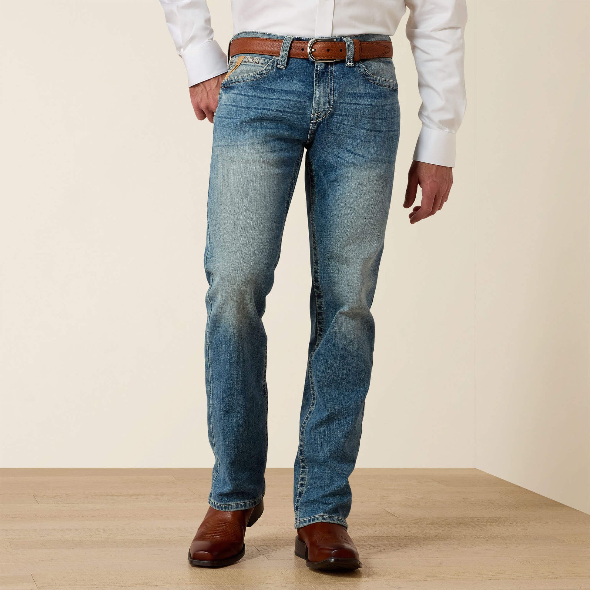 M7 Rocker Stretch Stirling Stackable Straight Leg Jean Ariat Men