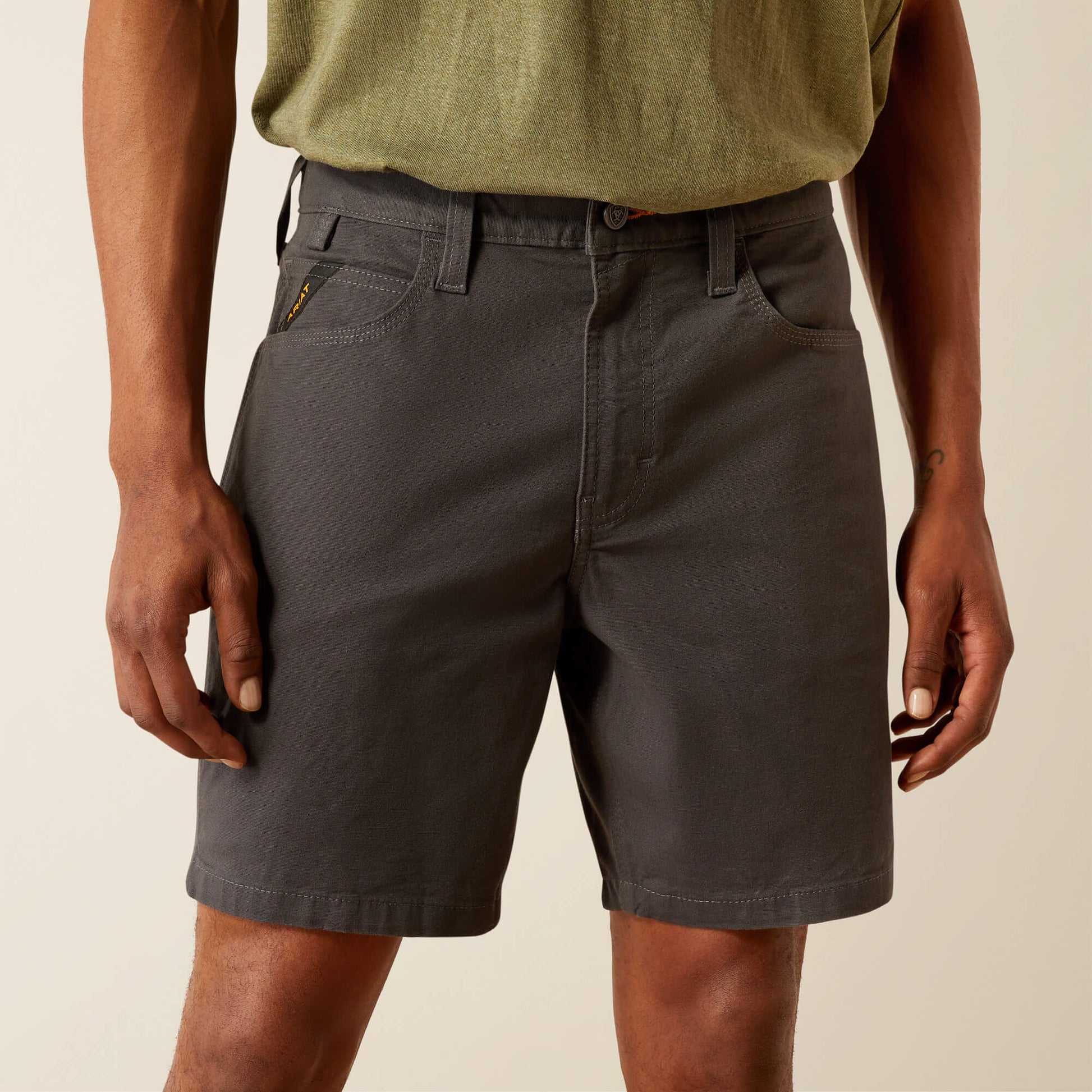 Rebar DuraStretch Made Tough 8" Short Ariat Men