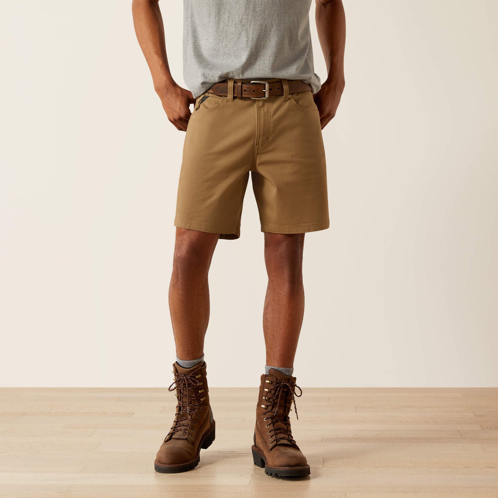 Rebar DuraStretch Made Tough 8" Short Ariat Men