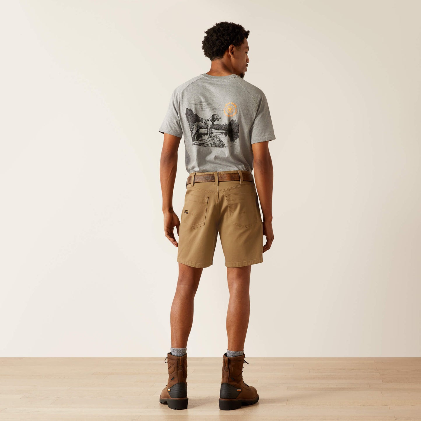Rebar DuraStretch Made Tough 8" Short Ariat Men