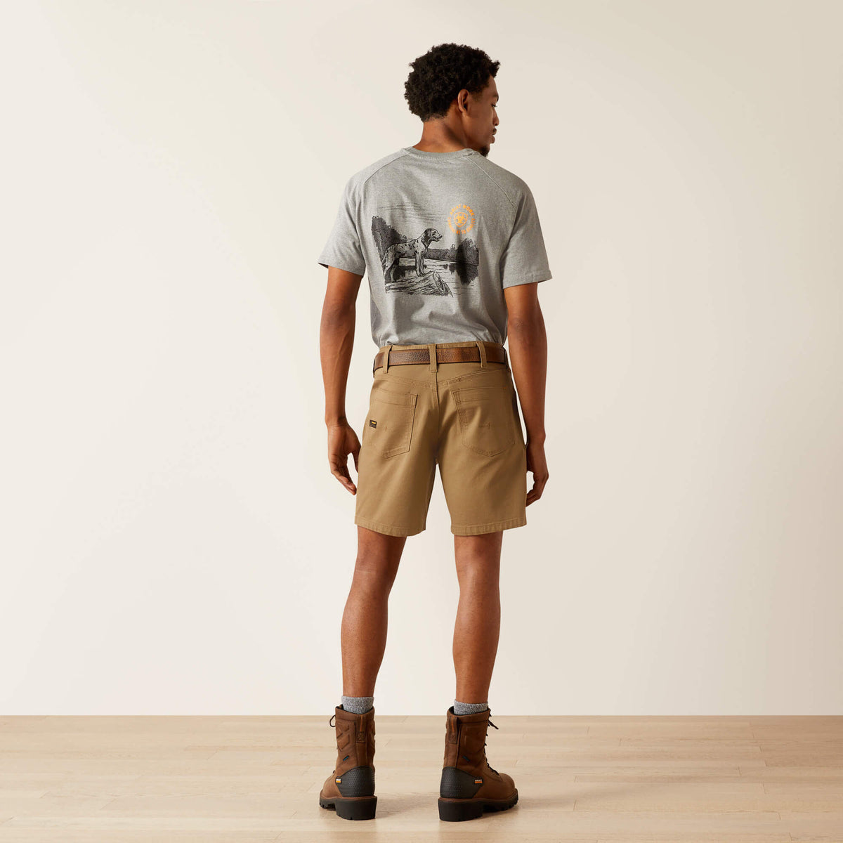 Rebar DuraStretch Made Tough 8" Short Ariat Men