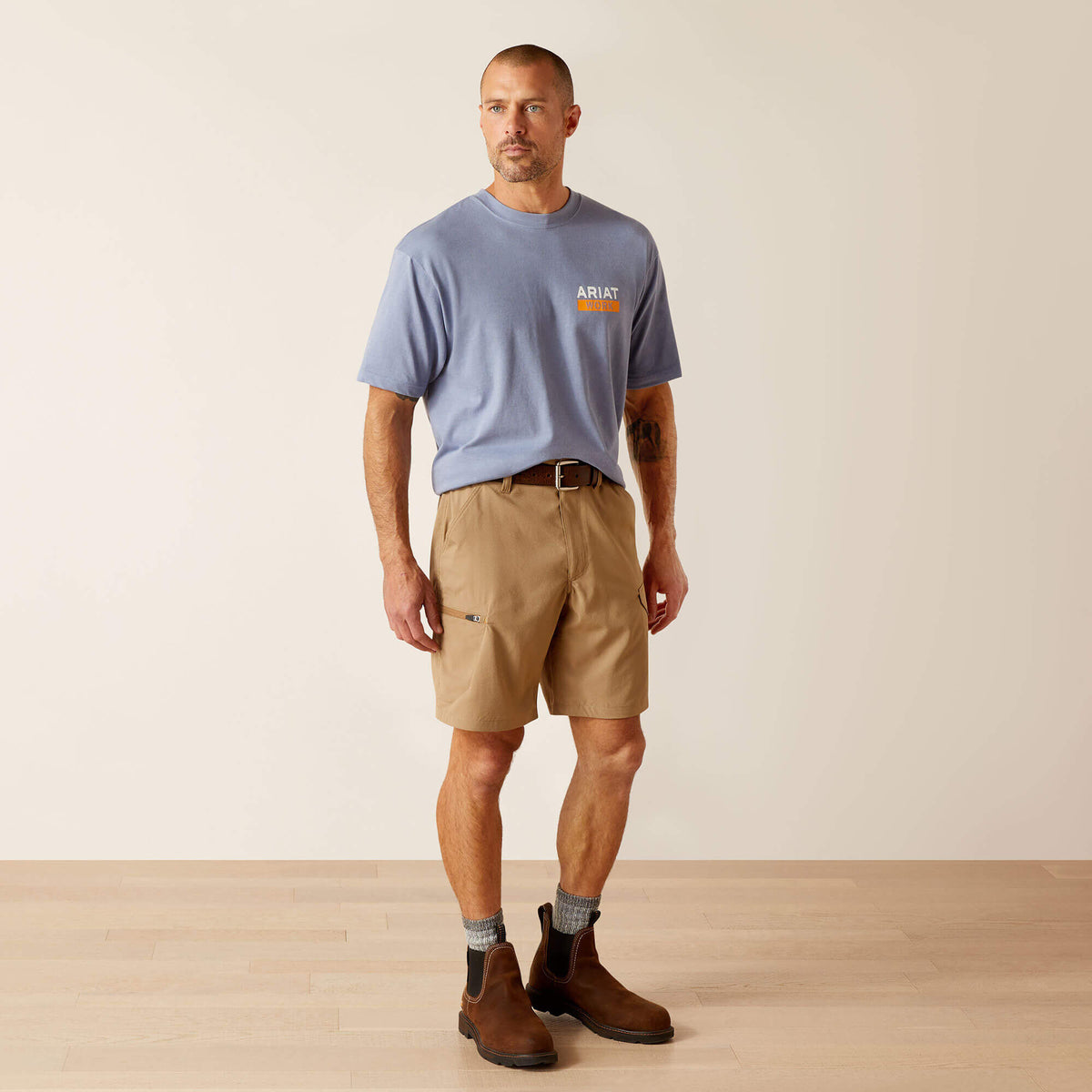 Rebar WorkFlow Ultralight 9" DuraStretch Shorts Ariat Men