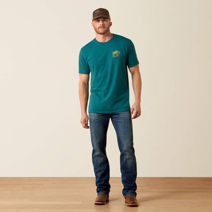 Ariat Bison Wander Flag Classic Fit T-Shirt Ariat Men