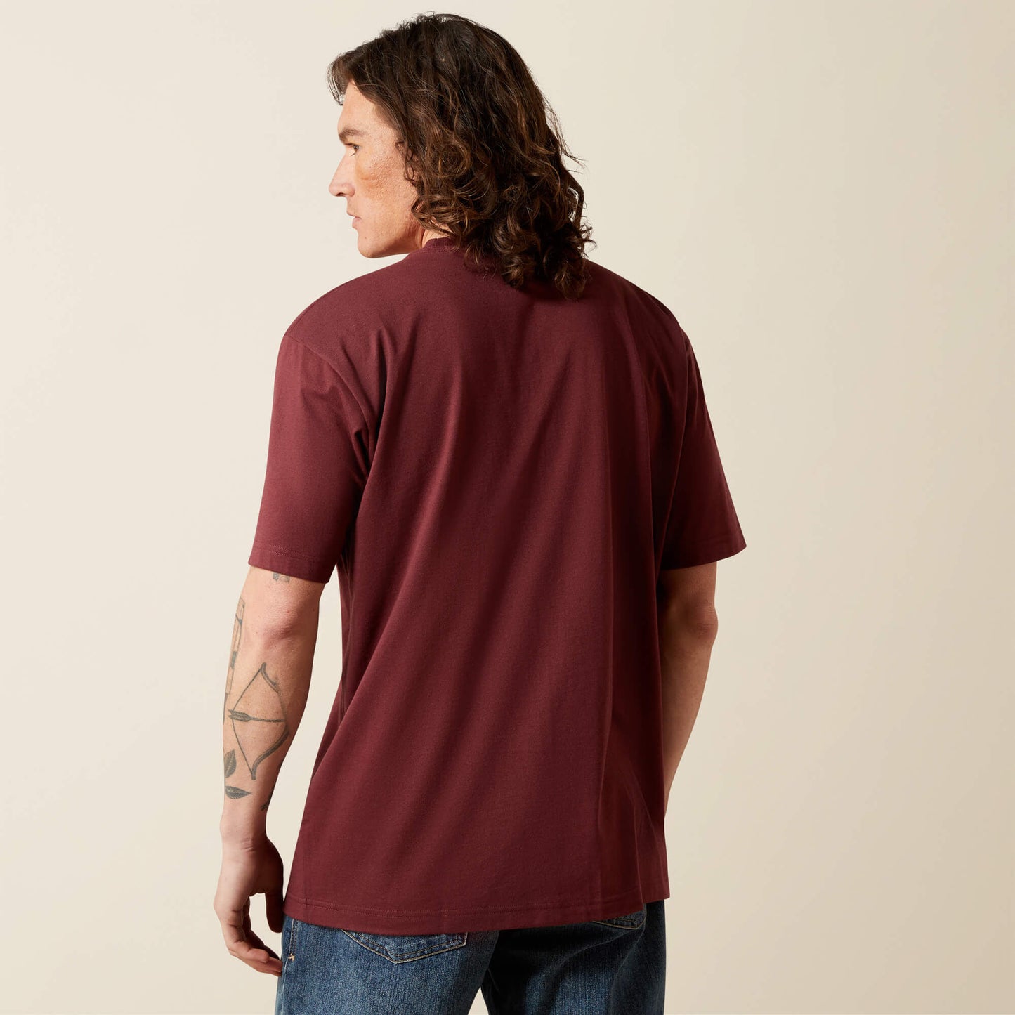 Rebar Cotton Strong Standard Pocket T-Shirt Ariat Men|Work