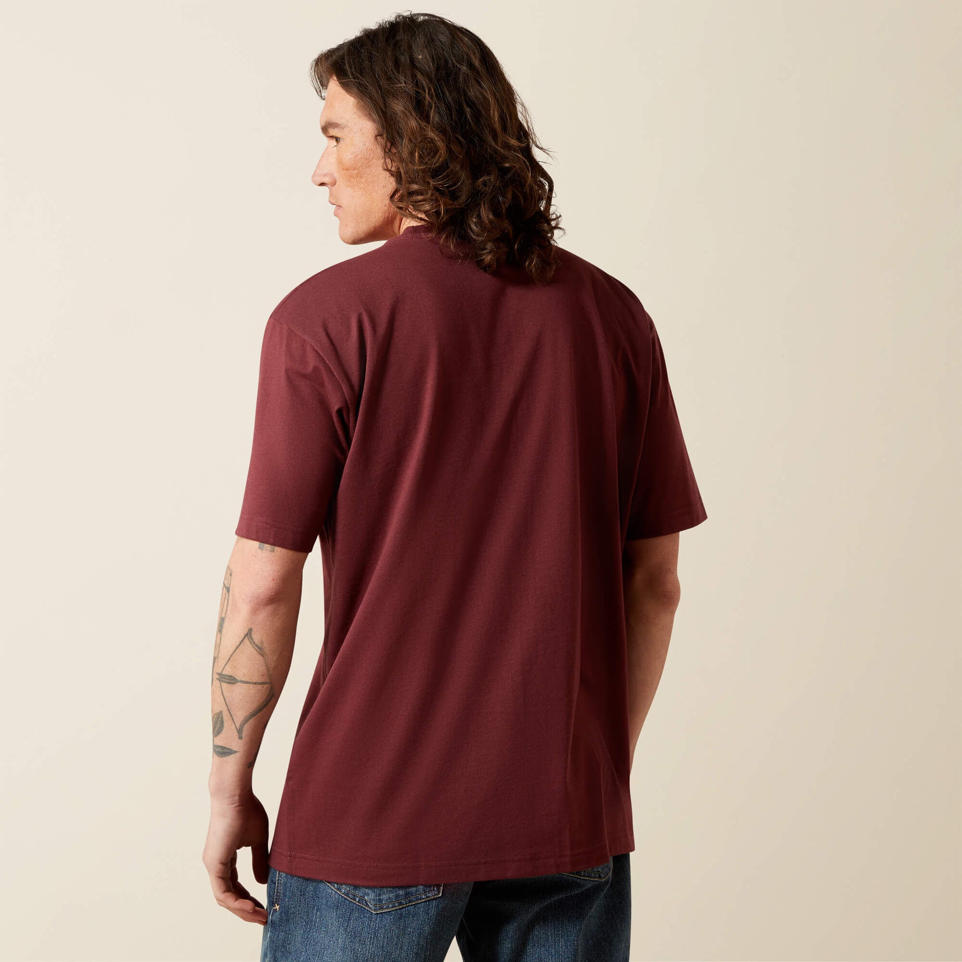 Rebar Cotton Strong Standard Pocket T-Shirt Ariat Men|Work