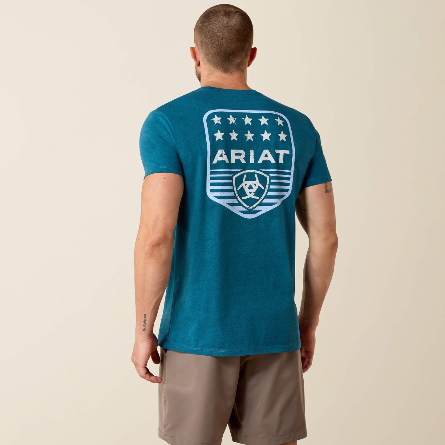 Ariat Stripe Patriotic Badge T-Shirt Ariat Men