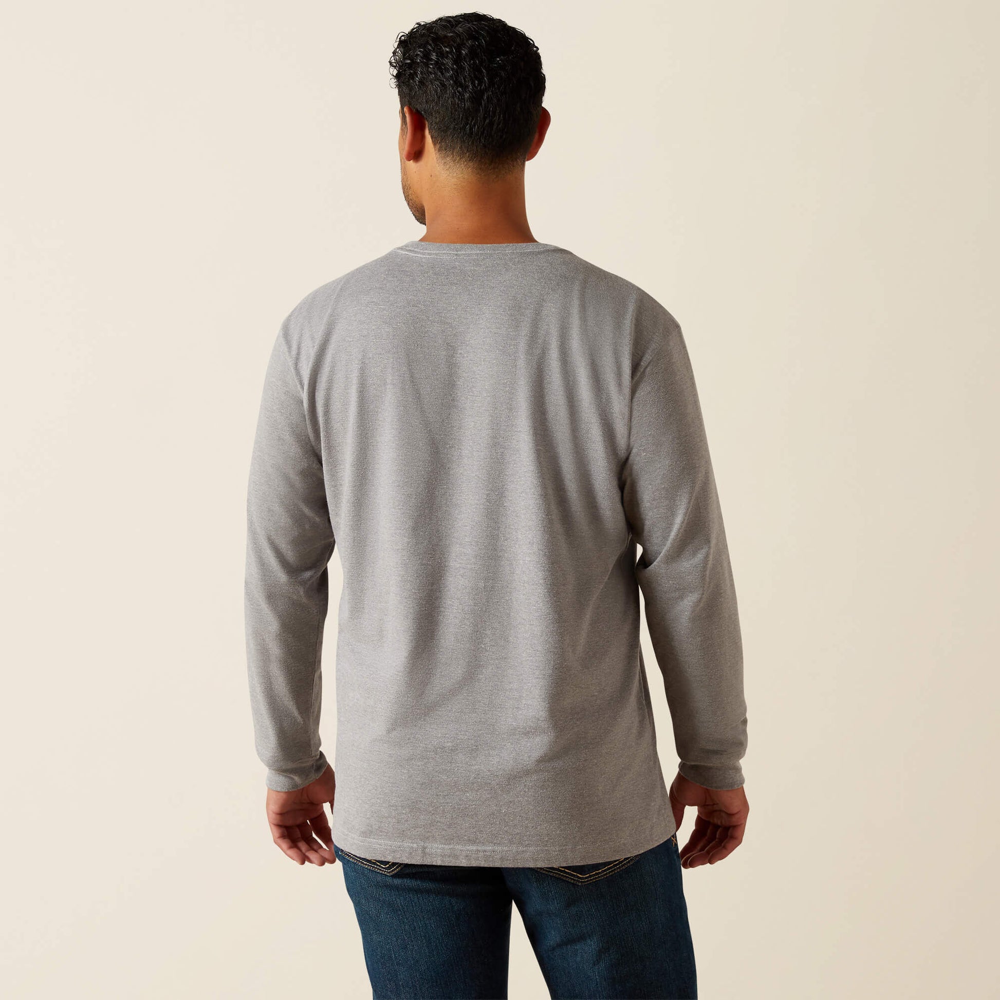Rebar Cotton Strong Standard Logo Pocket T-Shirt Ariat Men|Work