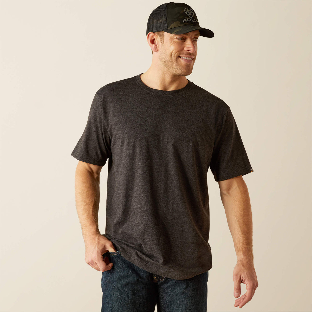 Rebar Cotton Strong Standard T-Shirt Ariat Men|Work