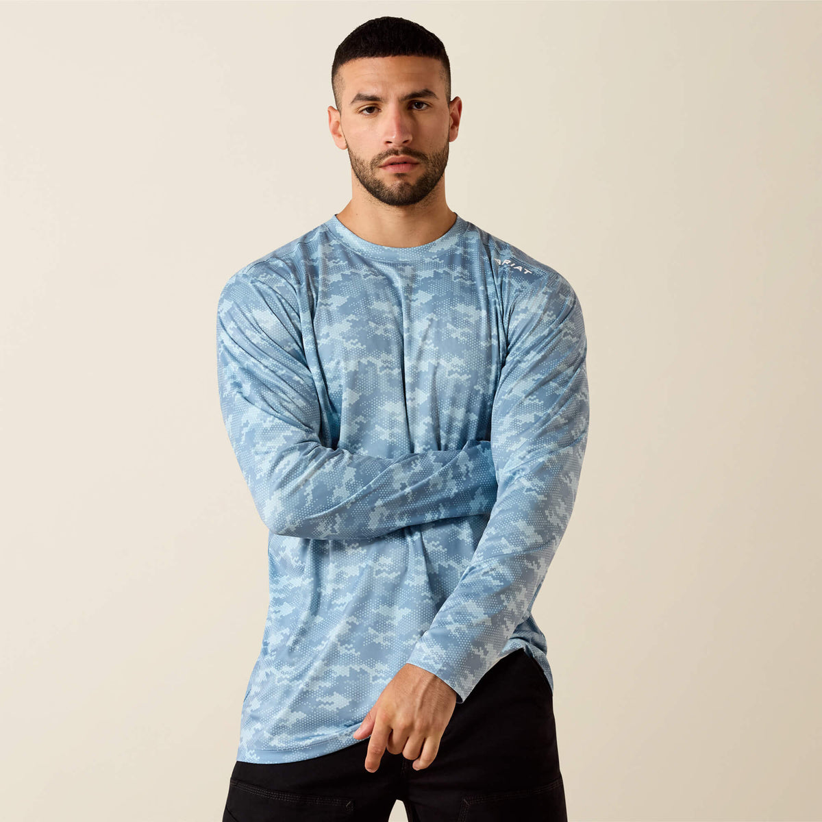Rebar Sunblocker Printed Long Sleeve T-Shirt Ariat Men|Work