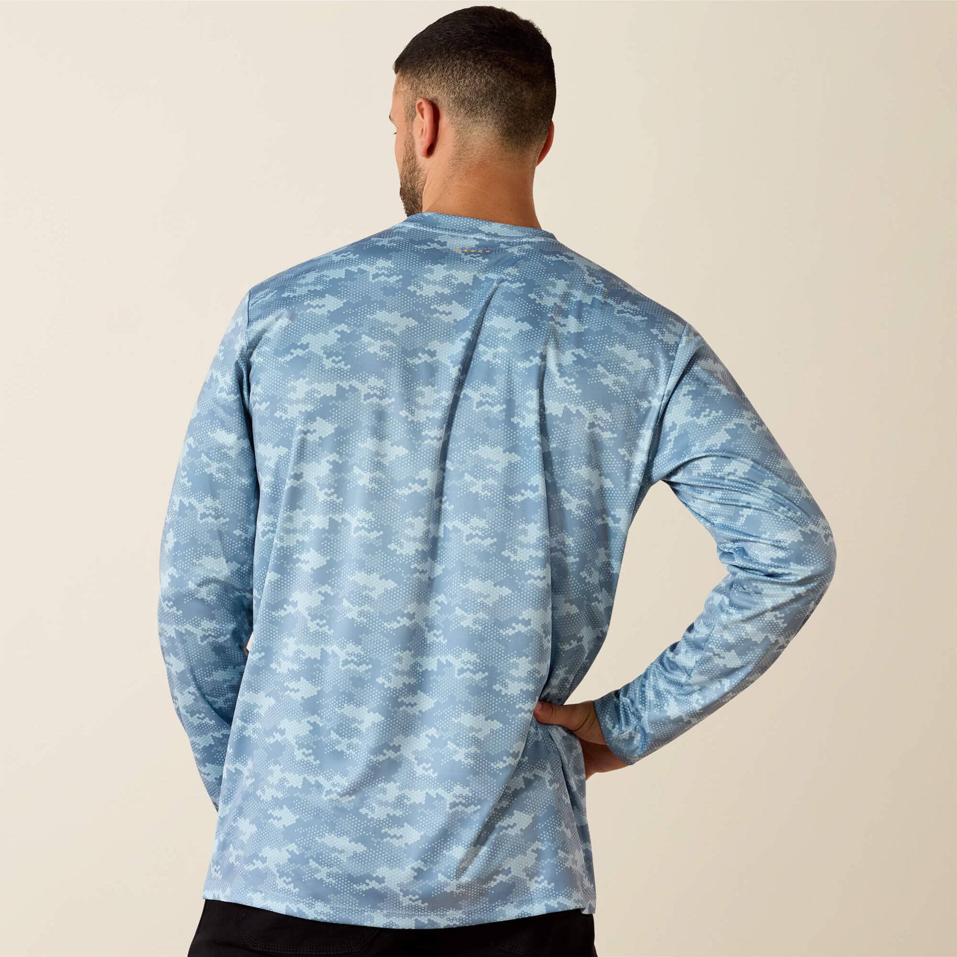 Rebar Sunblocker Printed Long Sleeve T-Shirt Ariat Men|Work