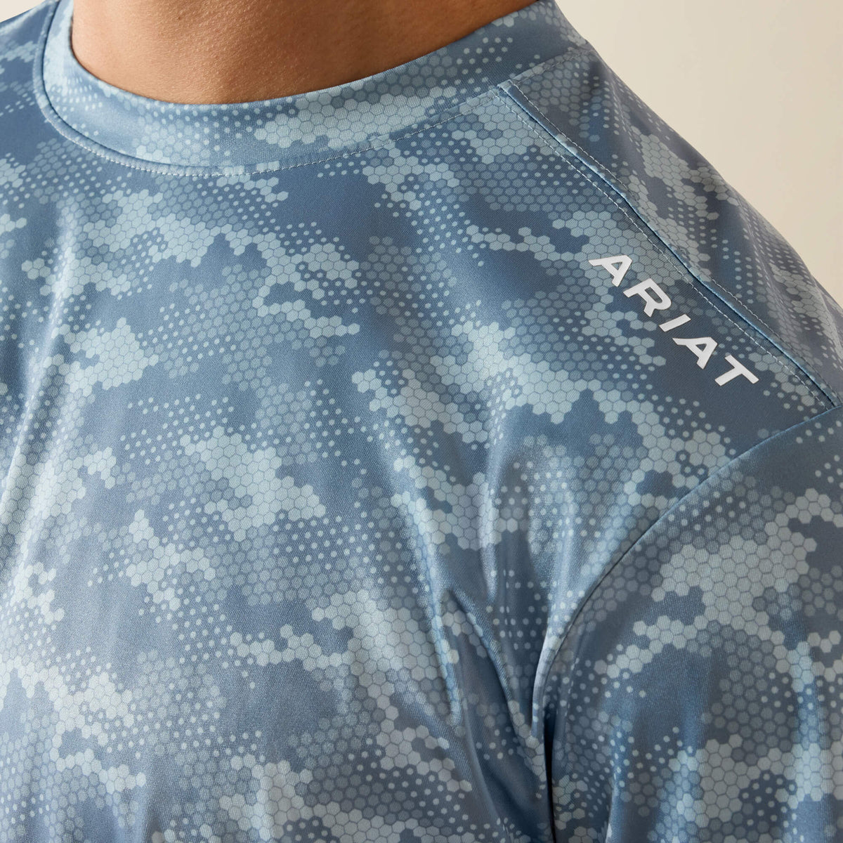 Rebar Sunblocker Printed Long Sleeve T-Shirt Ariat Men|Work
