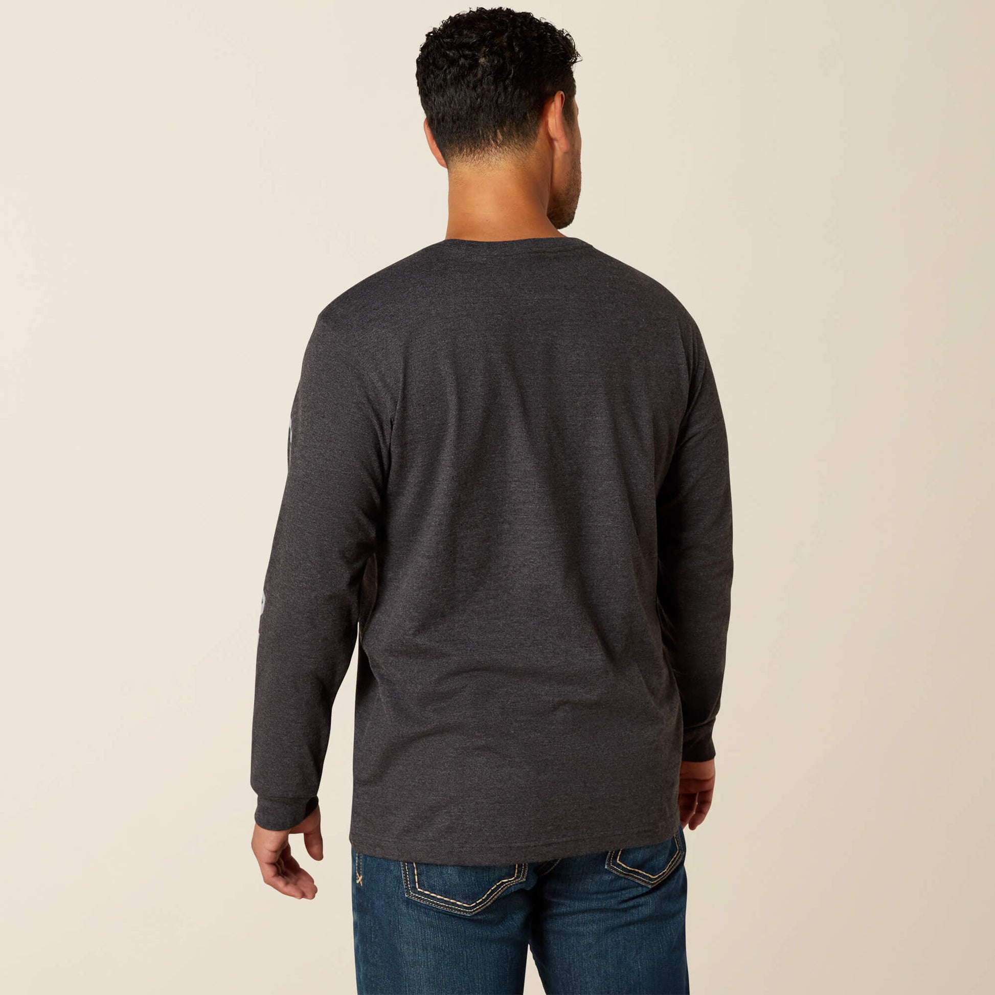 Rebar Cotton Strong Standard Logo Pocket T-Shirt Ariat Men|Work