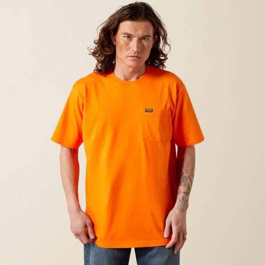 Rebar Cotton Strong Standard Pocket T-Shirt Ariat Men|Work