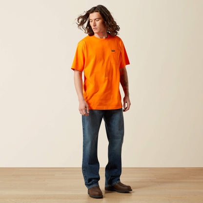 Rebar Cotton Strong Standard Pocket T-Shirt Ariat Men|Work