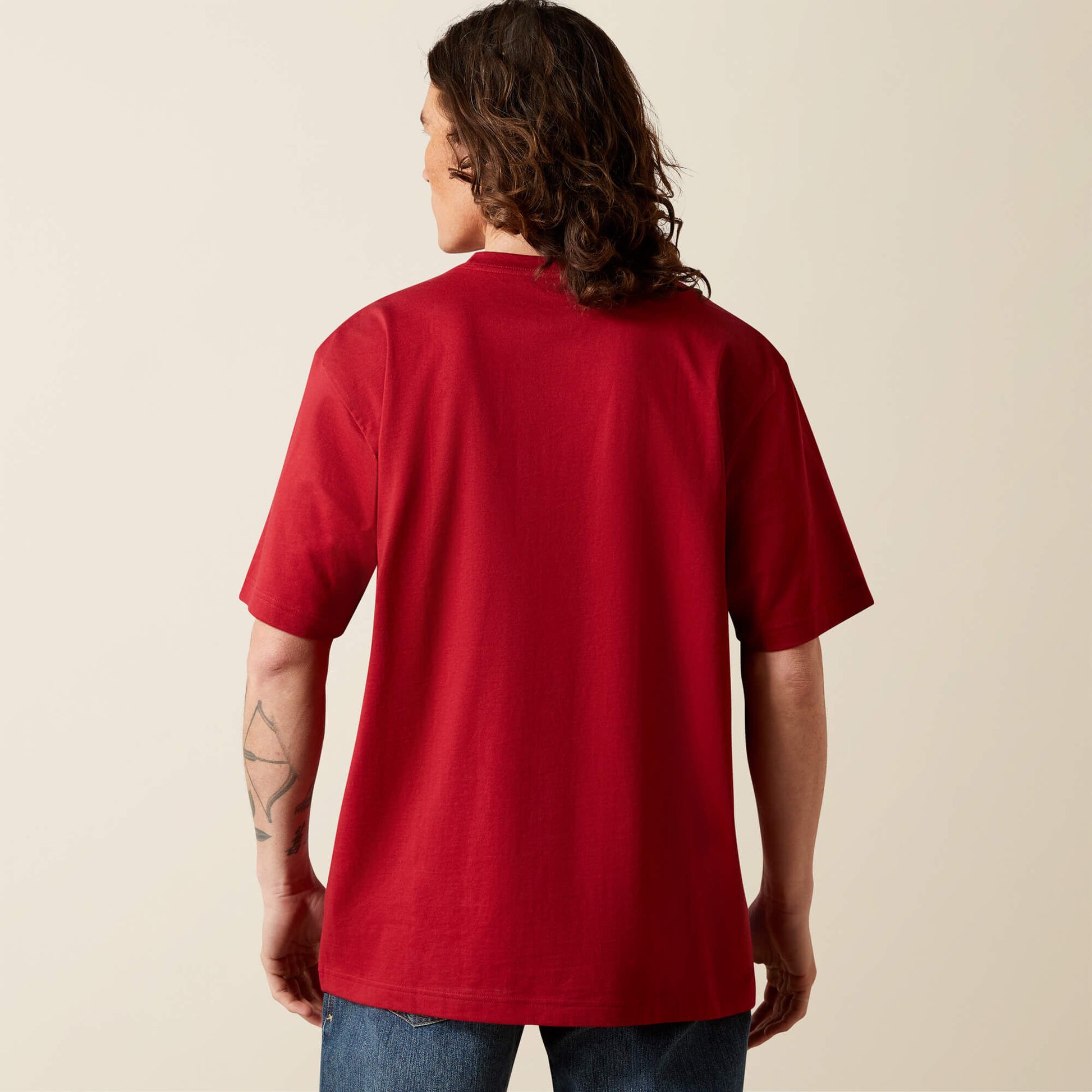 Rebar Cotton Strong Standard Pocket T-Shirt Ariat Men|Work