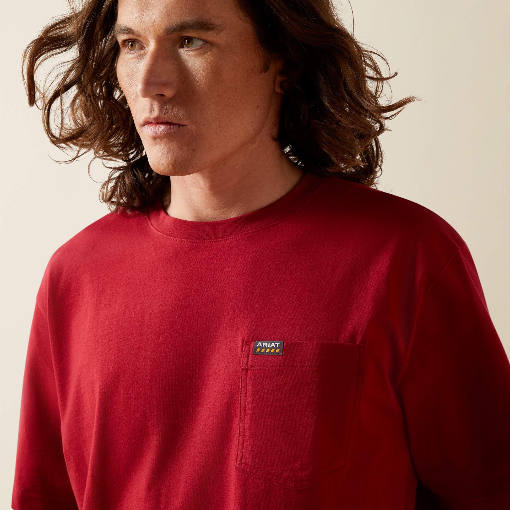 Rebar Cotton Strong Standard Pocket T-Shirt Ariat Men|Work