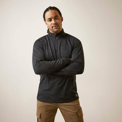 Rebar Gridwork Baselayer 1/4 Zip T-Shirt Ariat Men|Work