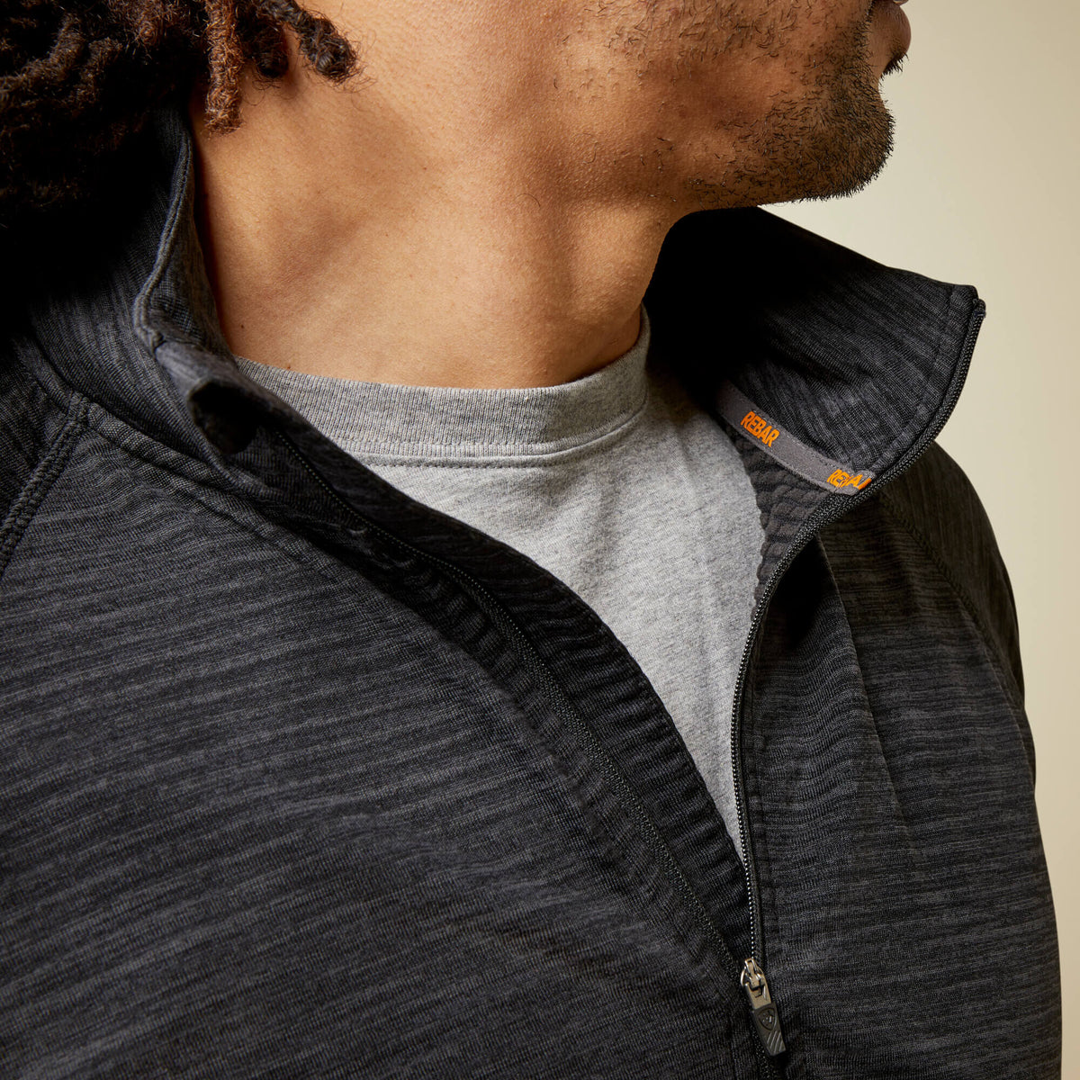 Rebar Gridwork Baselayer 1/4 Zip T-Shirt Ariat Men|Work
