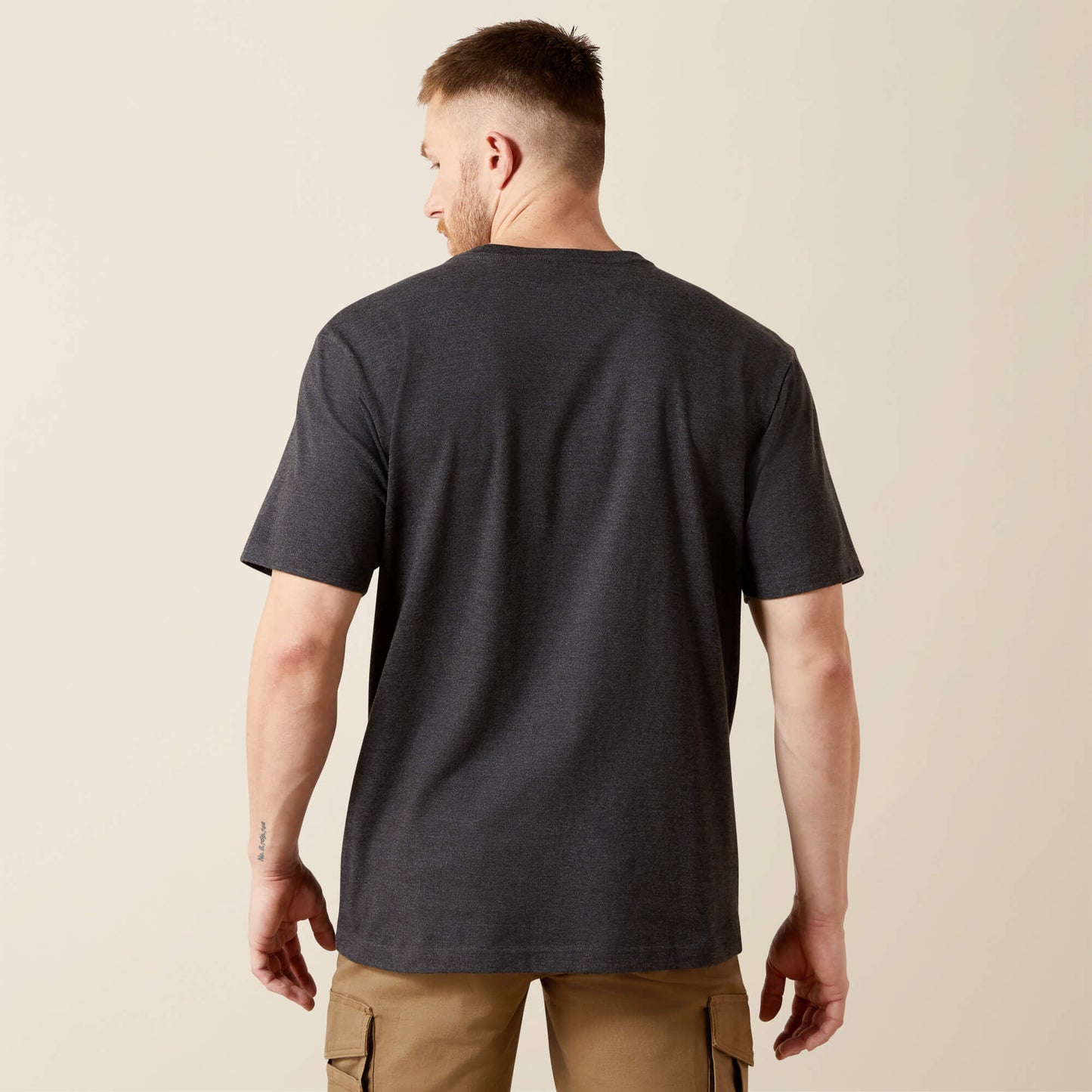 Rebar Cotton Strong Standard Pocket T-Shirt Ariat Men|Work