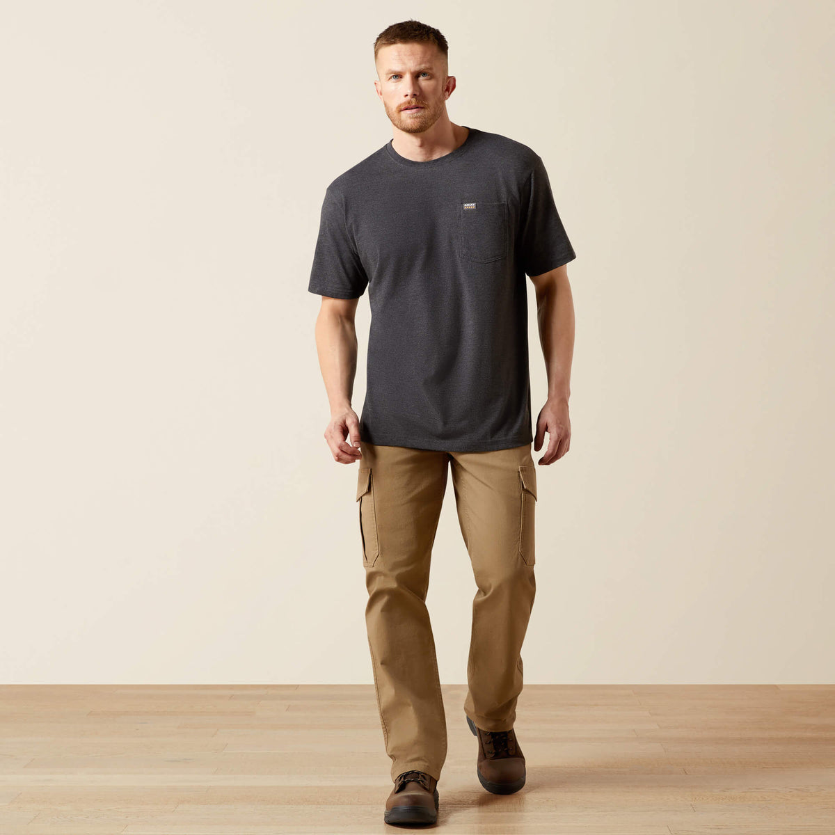 Rebar Cotton Strong Standard Pocket T-Shirt Ariat Men|Work