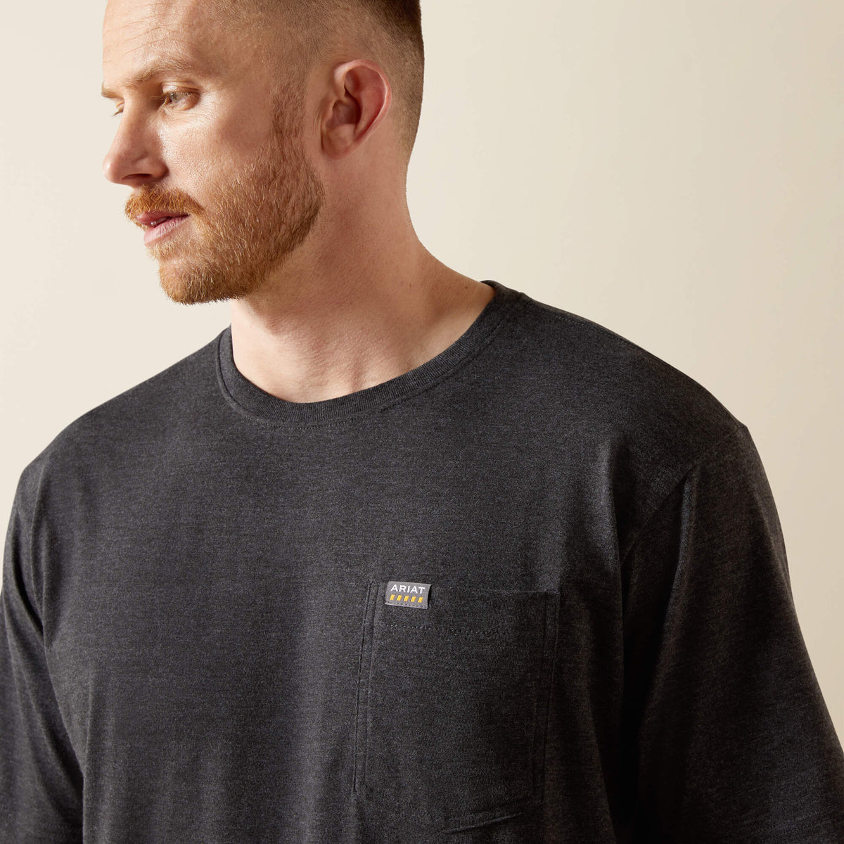 Rebar Cotton Strong Standard Pocket T-Shirt Ariat Men|Work