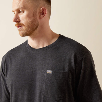 Rebar Cotton Strong Standard Pocket T-Shirt Ariat Men|Work