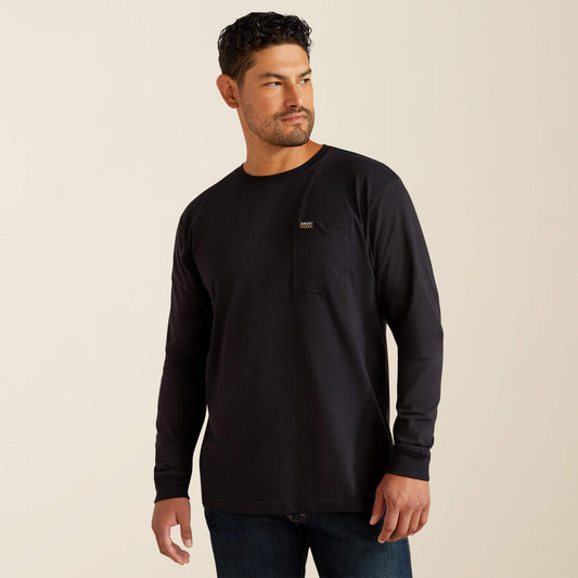 Rebar Cotton Strong Standard Pocket T-Shirt Ariat Men|Work