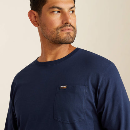 Rebar Cotton Strong Standard Pocket T-Shirt Ariat Men|Work