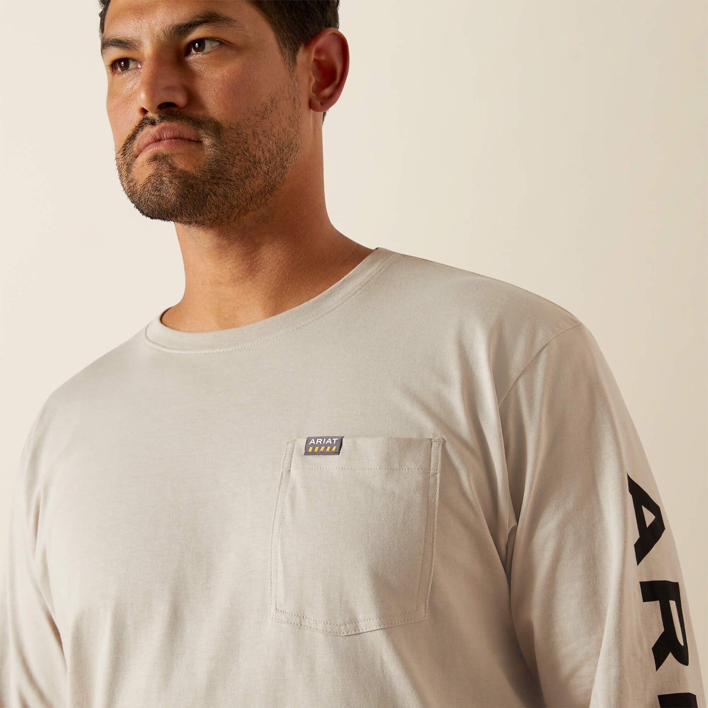 Rebar Cotton Strong Standard Logo Pocket T-Shirt Ariat Men|Work