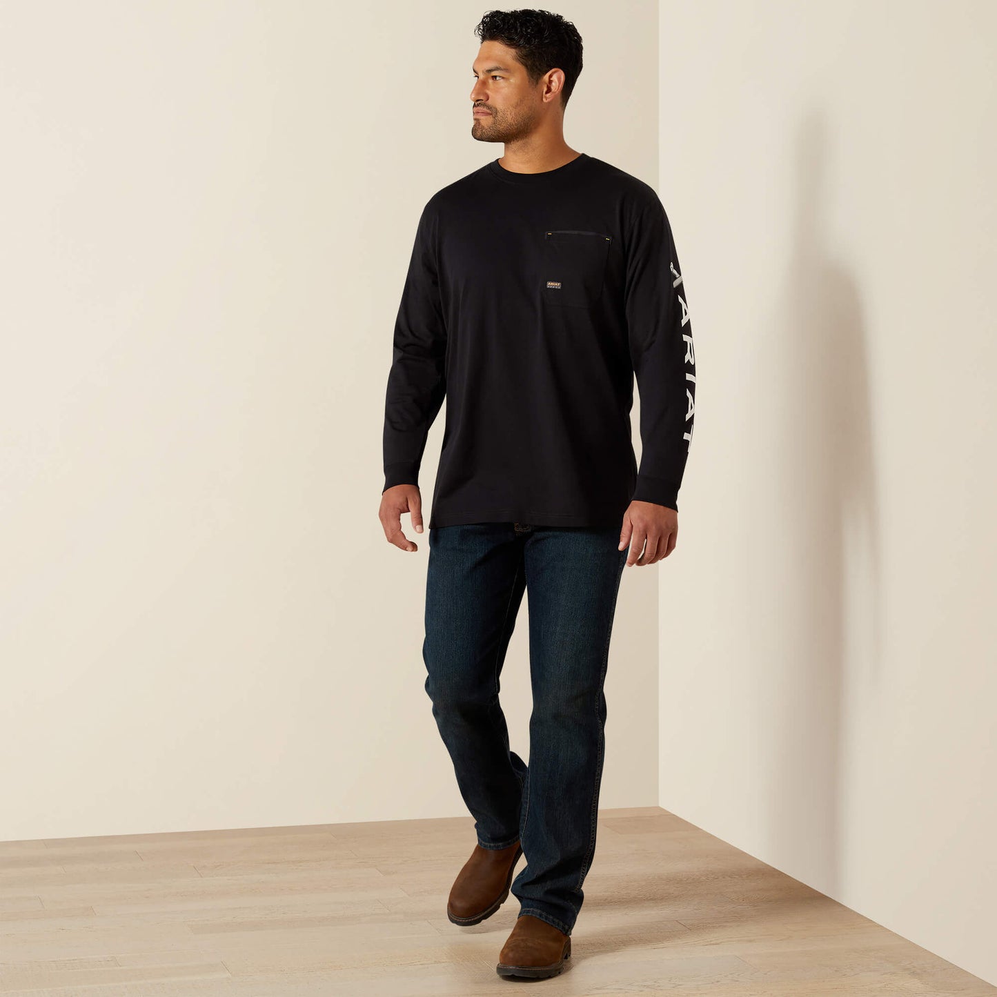 Rebar Workman Bolt Skull T-Shirt Ariat Men|Work