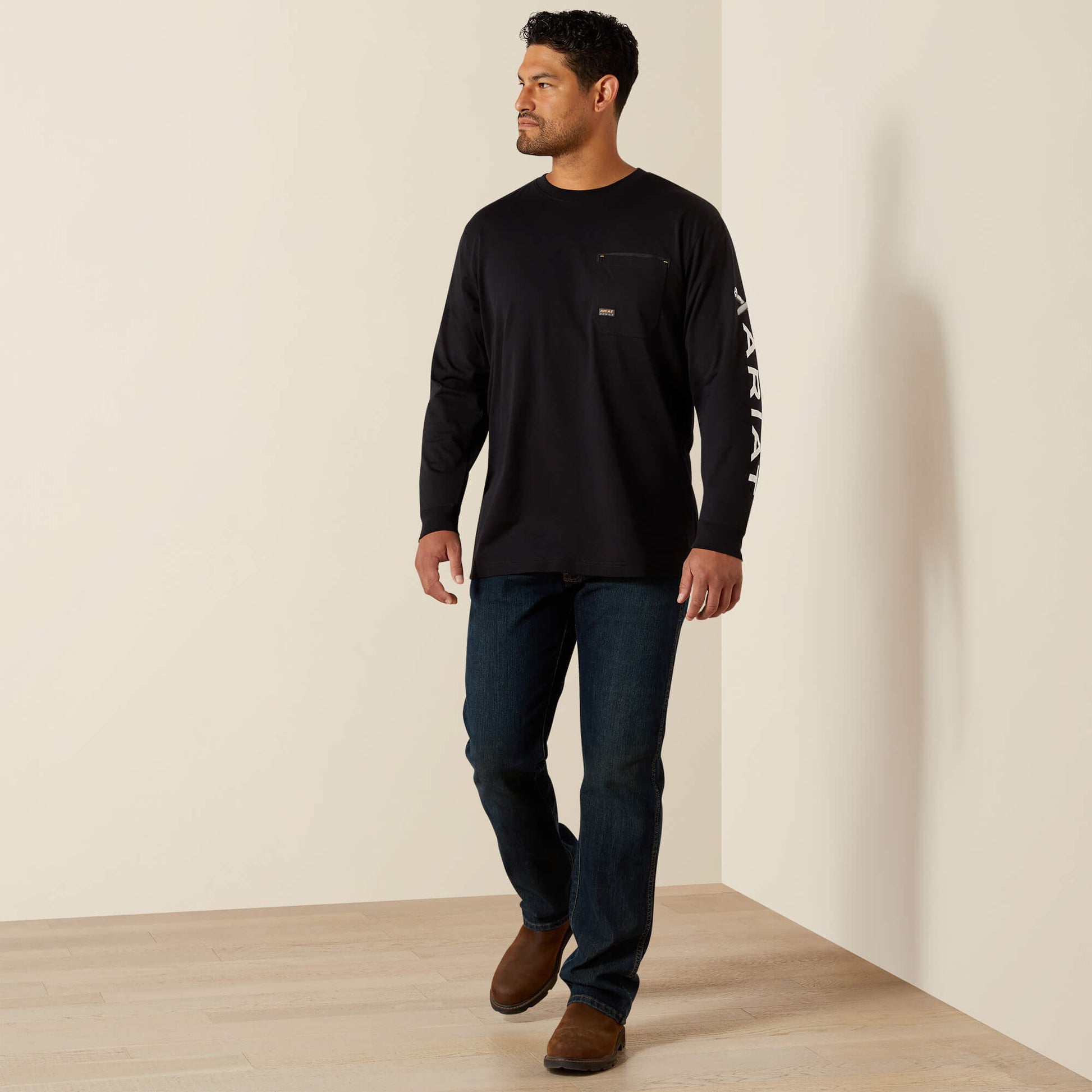 Rebar Workman Bolt Skull T-Shirt Ariat Men|Work